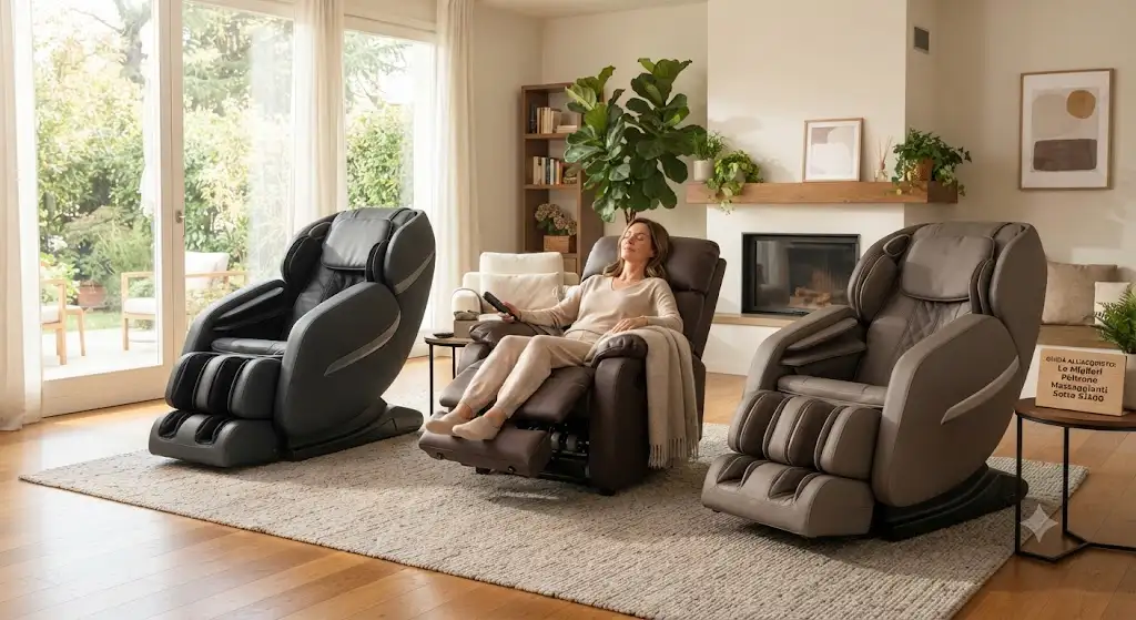 Panoramica delle migliori poltrone massaggianti sotto 1500 euro per il relax a casa