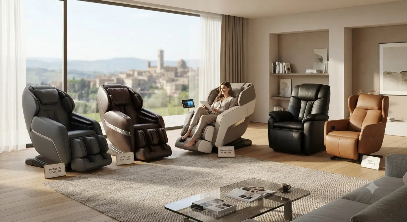 Panoramica delle migliori poltrone massaggianti in Italia 2026 per il relax domestico