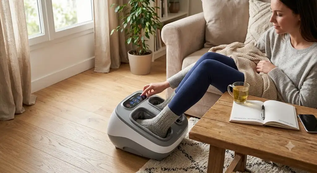 Avis sur le masseur de pieds Terraillon lors d un test complet de relaxation a domicile. (terraillon masseur de pieds avis)
